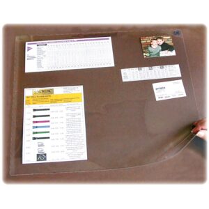 Artistic Second Sight Clear Desk Protectors Rectangular - 40" Width x 25" Depth - Plastic - Clear