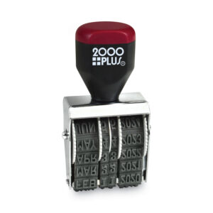 2000 PLUS Traditional Date Stamp, Six Years, 1.38" x 0.19"