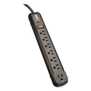 Tripp Lite Protect It! Surge Protector, 7 AC Outlets, 4 ft Cord, 1,080 J, Black